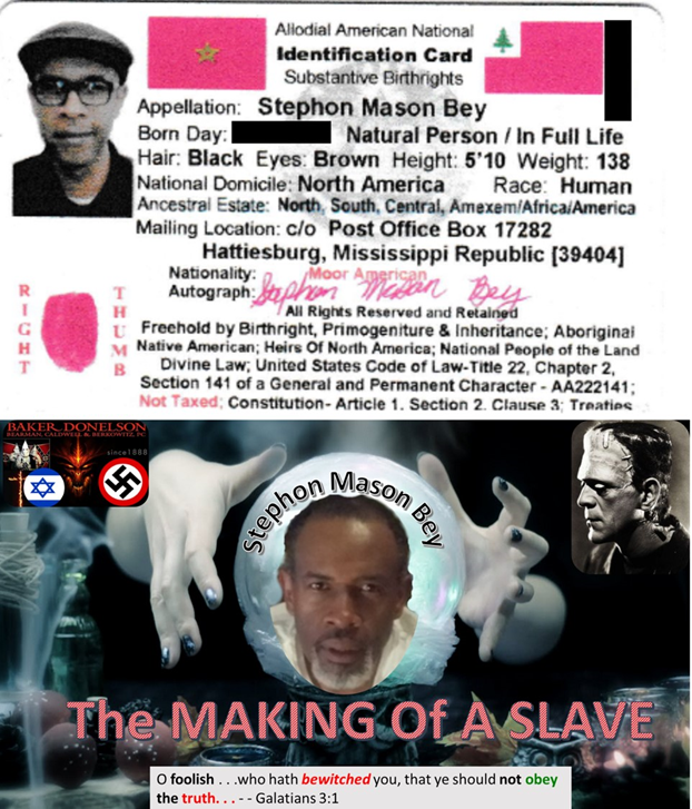 Stephon Mason Bey The MAKING Of A SLAVE