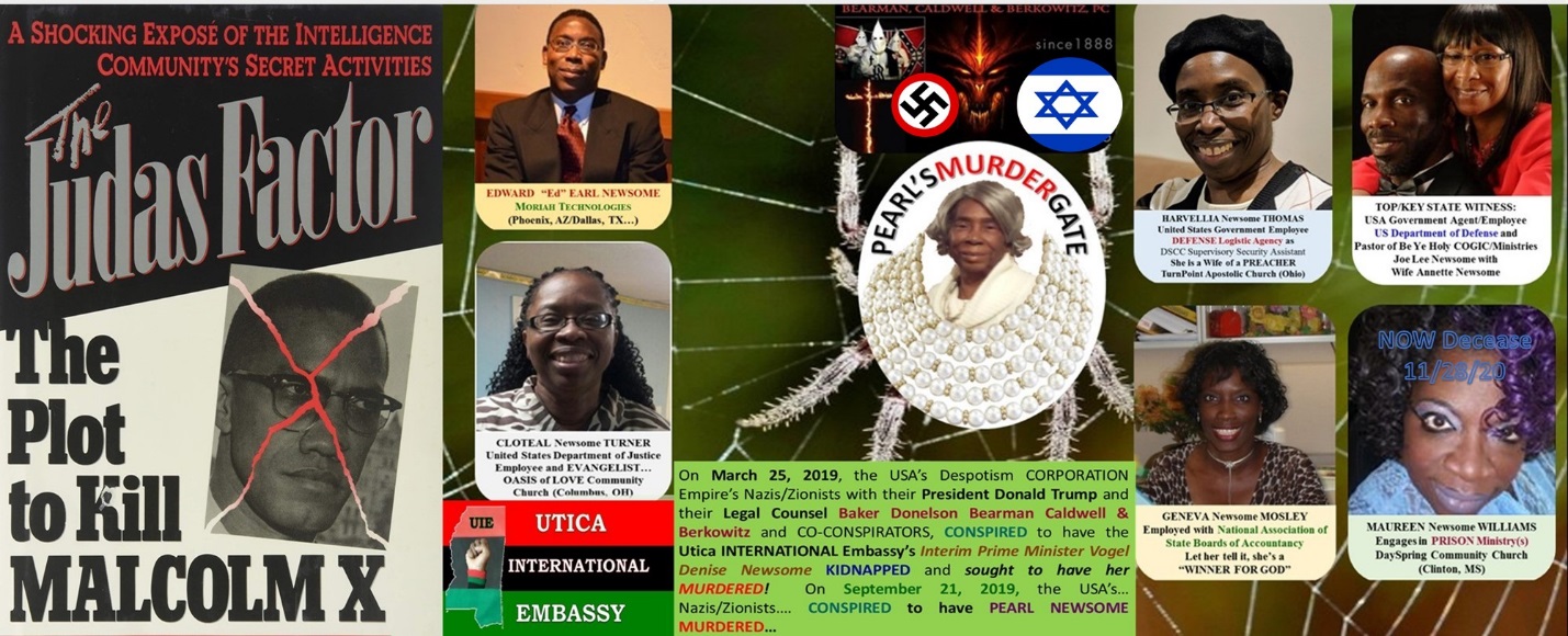 The ULTIMATE BETRAYAL Judas Factor SIBLINGS Of Utica International Embassy PrimeMinister