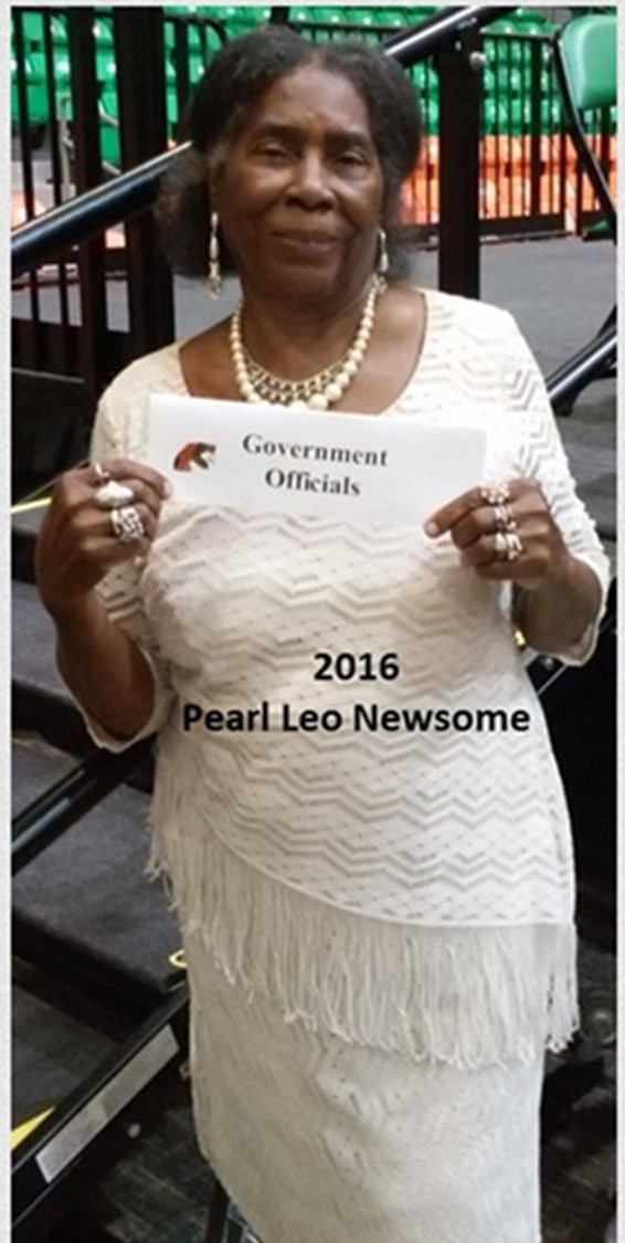 Pearl Leo Newsome Government Official